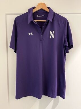 Northwestern/Under Armour Purple Women's Tech Polo